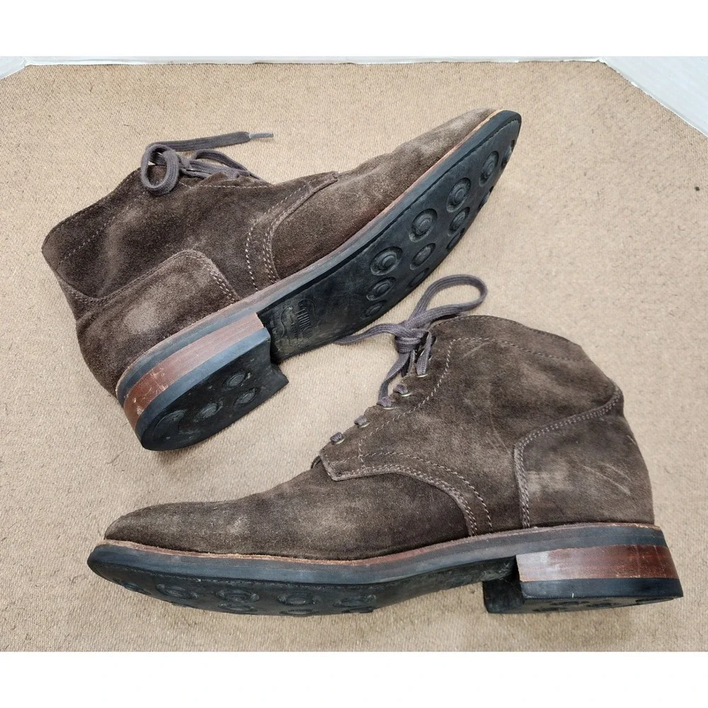 Thursday Boot Co President Mens Size 10 Brown Suede Lace Up Casual